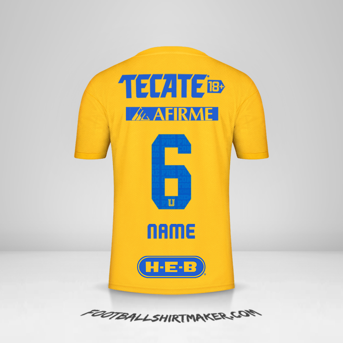 Trikot Tigres UANL 2022/2023 -  name - 6