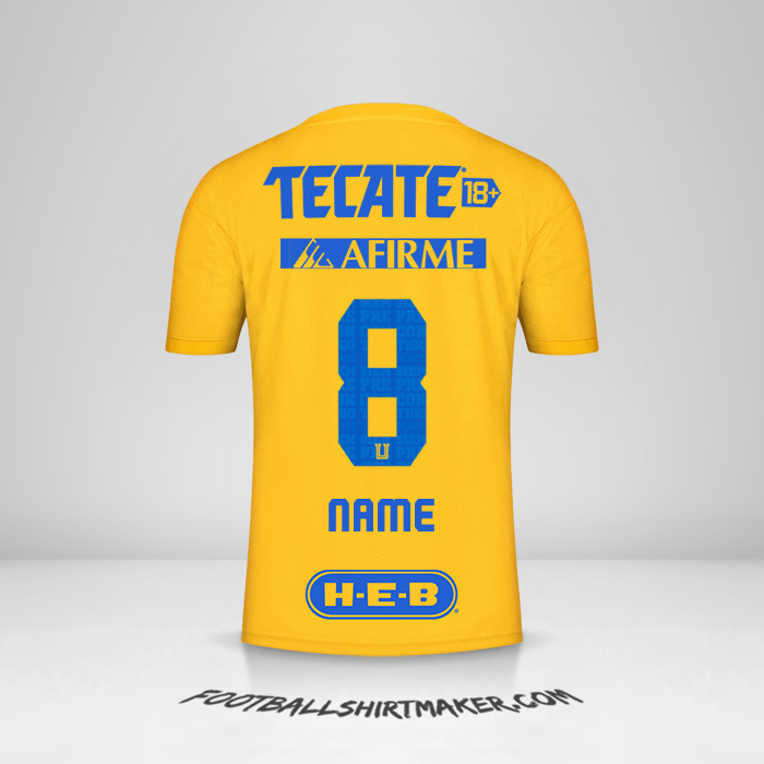 Jersey Tigres UANL 2022/2023 -  name - 8
