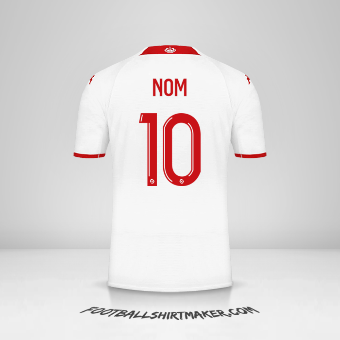Maillot As Monaco 2022/2023 -  nom - 10