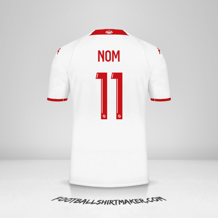 Maillot As Monaco 2022/2023 -  nom - 11