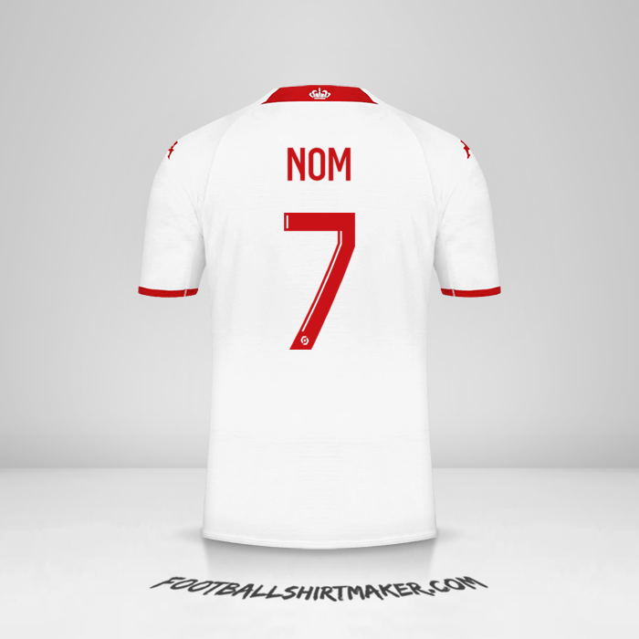 Maillot As Monaco 2022/2023 -  nom - 7