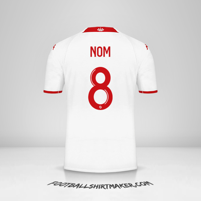 Maillot As Monaco 2022/2023 -  nom - 8