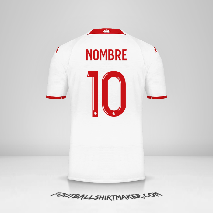 Camiseta As Monaco 2022/2023 -  nombre - 10