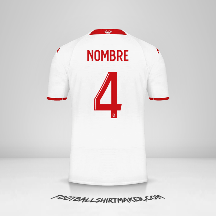 Camiseta As Monaco 2022/2023 -  nombre - 4