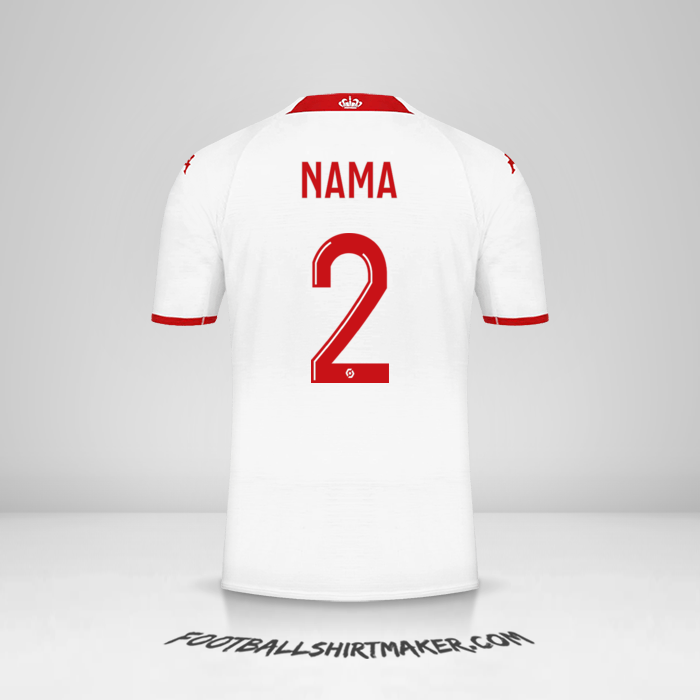 Jersey As Monaco 2022/2023 -  nama - 2