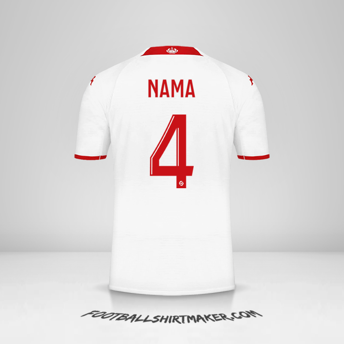Jersey As Monaco 2022/2023 -  nama - 4
