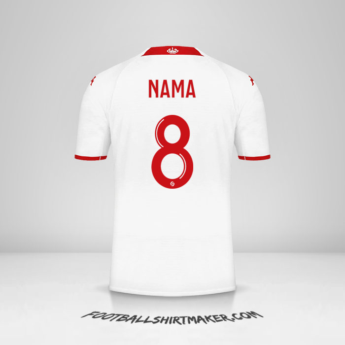 Jersey As Monaco 2022/2023 -  nama - 8