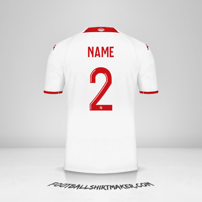 Trikot As Monaco 2022/2023 -  name - 2
