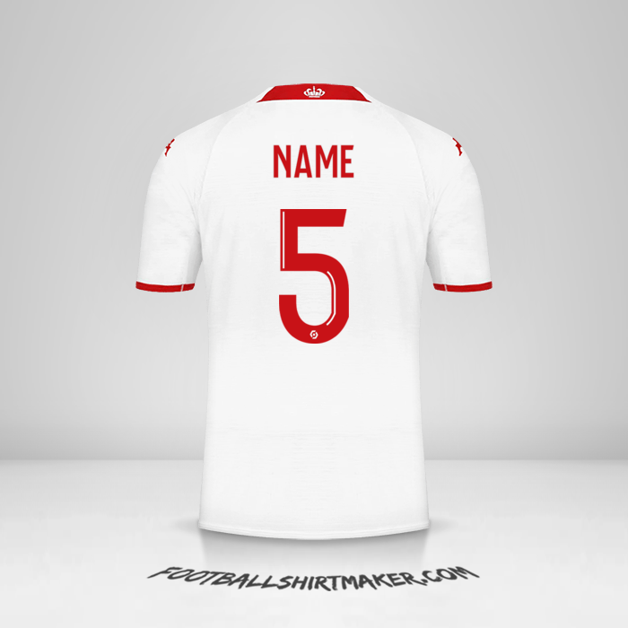 Jersey As Monaco 2022/2023 -  name - 5