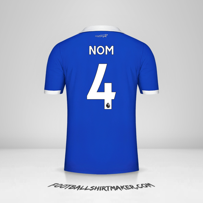 Maillot Leicester City FC 2022/2023 -  nom - 4
