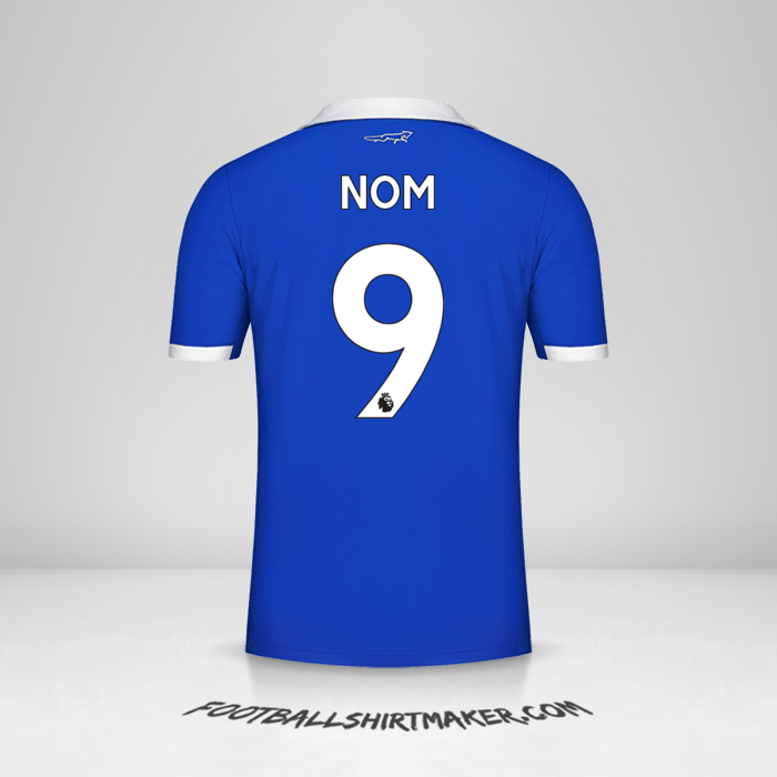 Maillot Leicester City FC 2022/2023 -  nom - 9