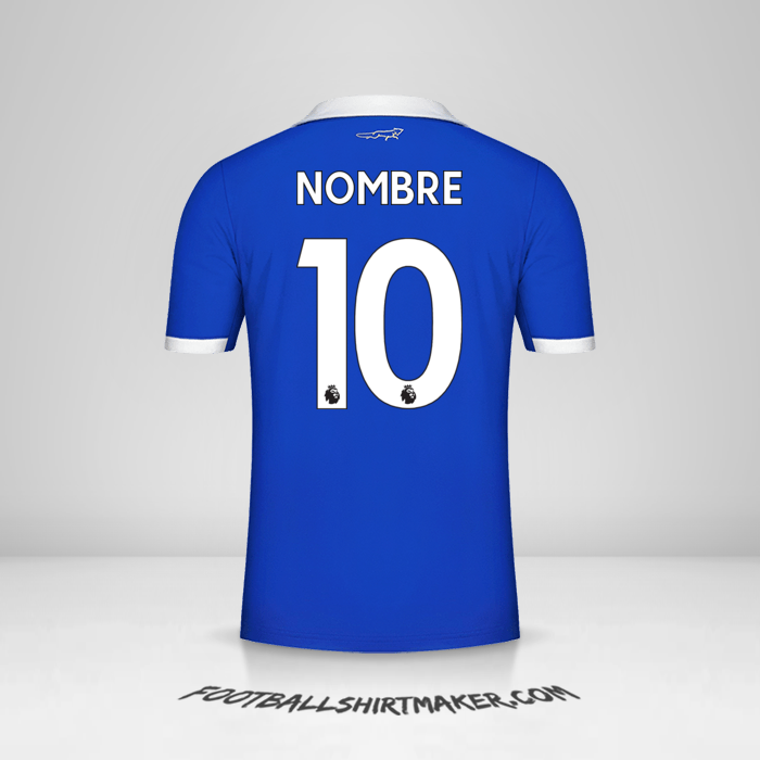 Jersey Leicester City FC 2022/2023 -  nombre - 10