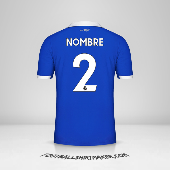 Jersey Leicester City FC 2022/2023 -  nombre - 2