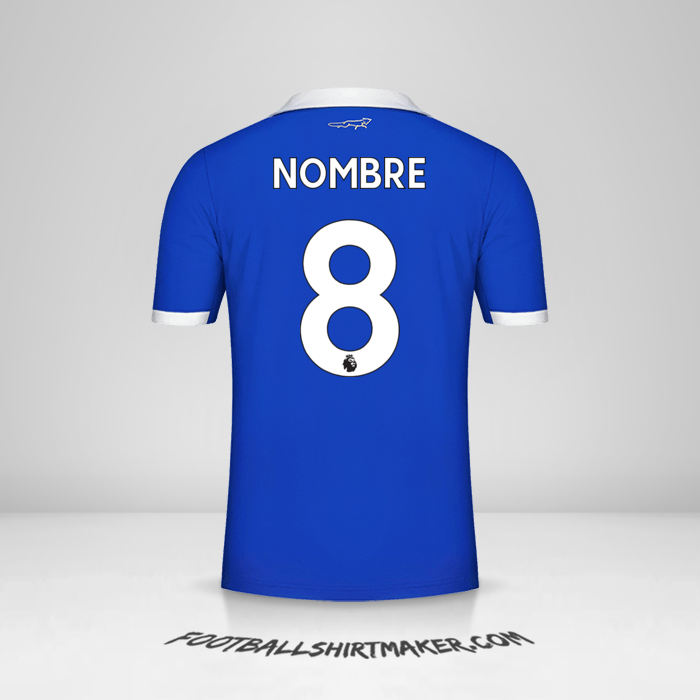 Jersey Leicester City FC 2022/2023 -  nombre - 8