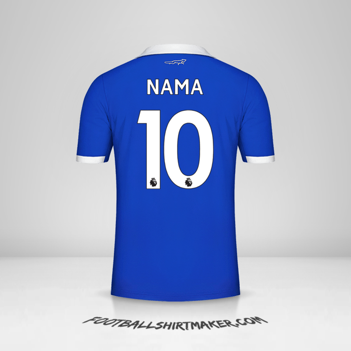 Jersey Leicester City FC 2022/2023 -  nama - 10