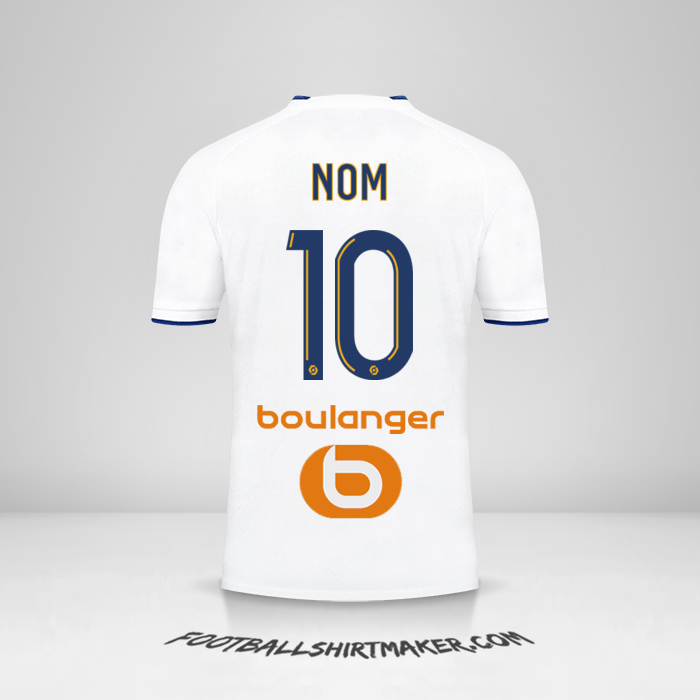 Maillot Olympique de Marseille 2022/2023 -  nom - 10