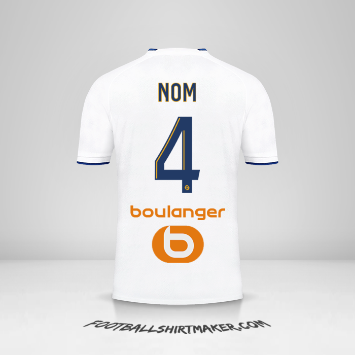 Maillot Olympique de Marseille 2022/2023 -  nom - 4