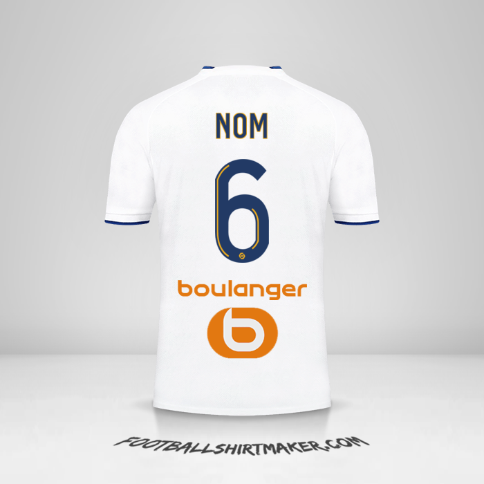 Maillot Olympique de Marseille 2022/2023 -  nom - 6