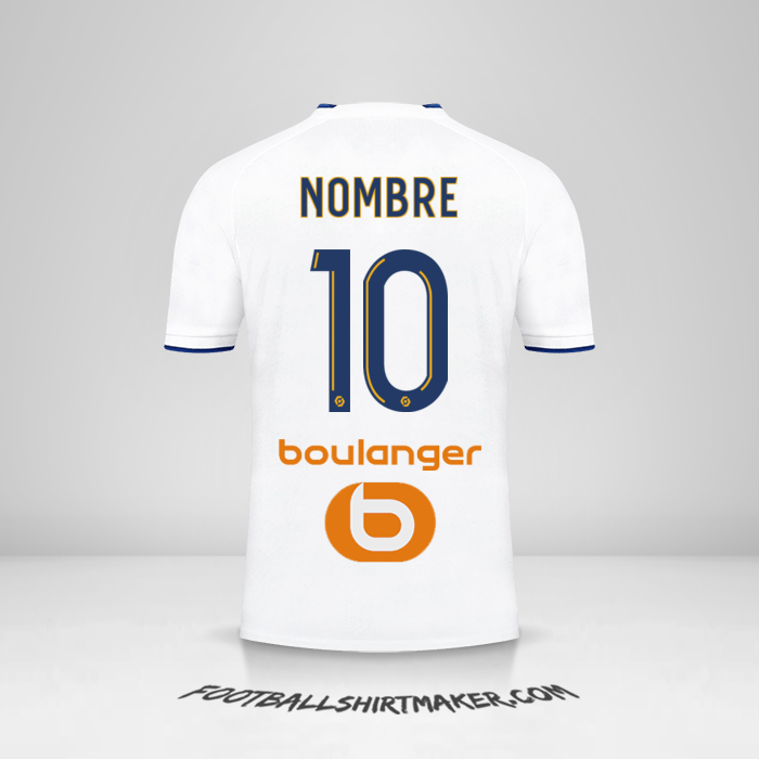 Camiseta Olympique de Marseille 2022/2023 -  nombre - 10