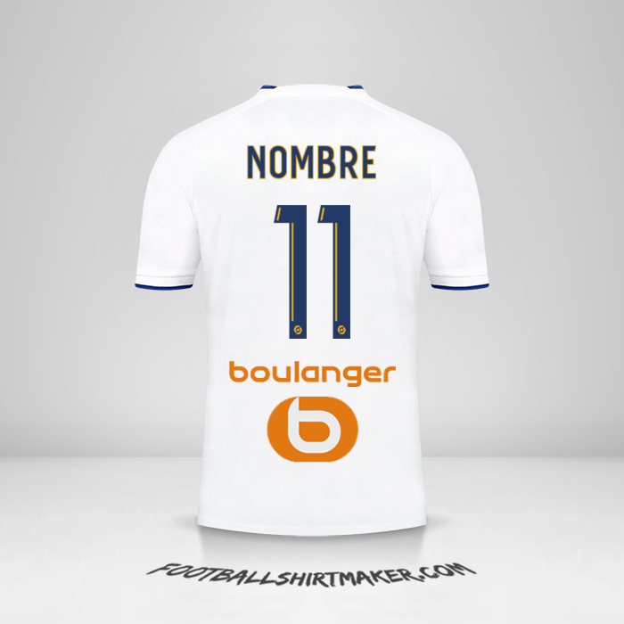 Jersey Olympique de Marseille 2022/2023 -  nombre - 11