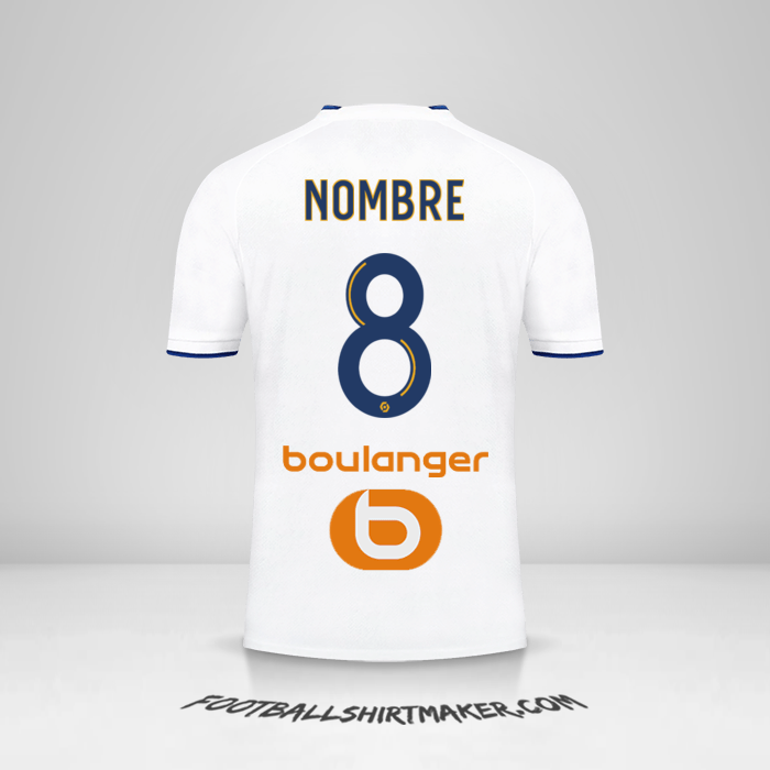 Camiseta Olympique de Marseille 2022/2023 -  nombre - 8