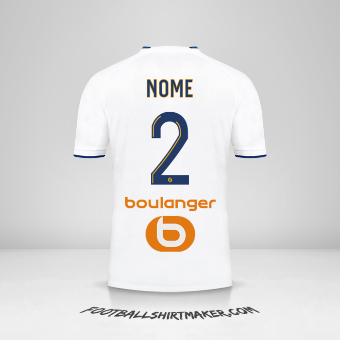 Camisola Olympique de Marseille 2022/2023 -  nome - 2