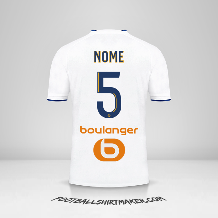 Camisa Olympique de Marseille 2022/2023 -  nome - 5