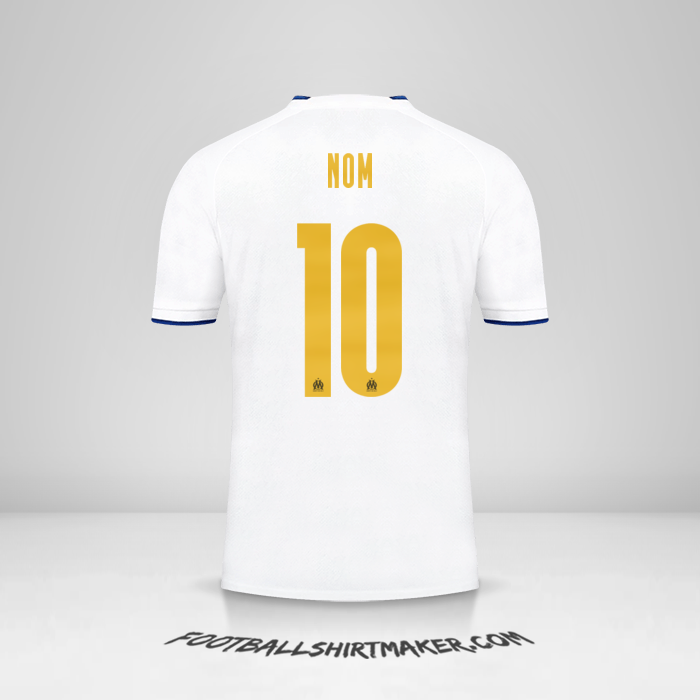 Maillot Olympique de Marseille Cup 2022/2023 -  nom - 10