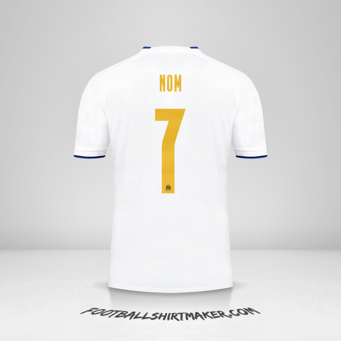 Maillot Olympique de Marseille Cup 2022/2023 -  nom - 7
