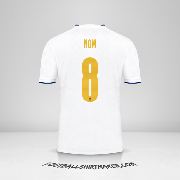Maillot Olympique de Marseille Cup 2022/2023 -  nom - 8