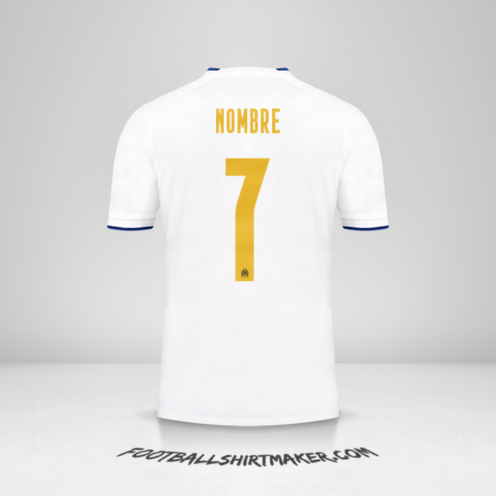 Camiseta Olympique de Marseille Cup 2022/2023 -  nombre - 7