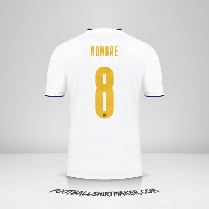 Jersey Olympique de Marseille Cup 2022/2023 -  nombre - 8