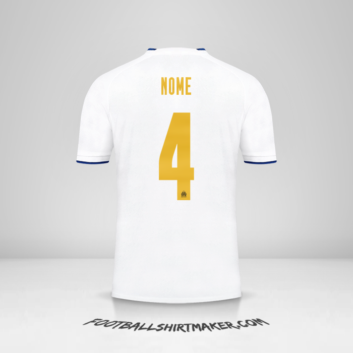 Camisa Olympique de Marseille Cup 2022/2023 -  nome - 4