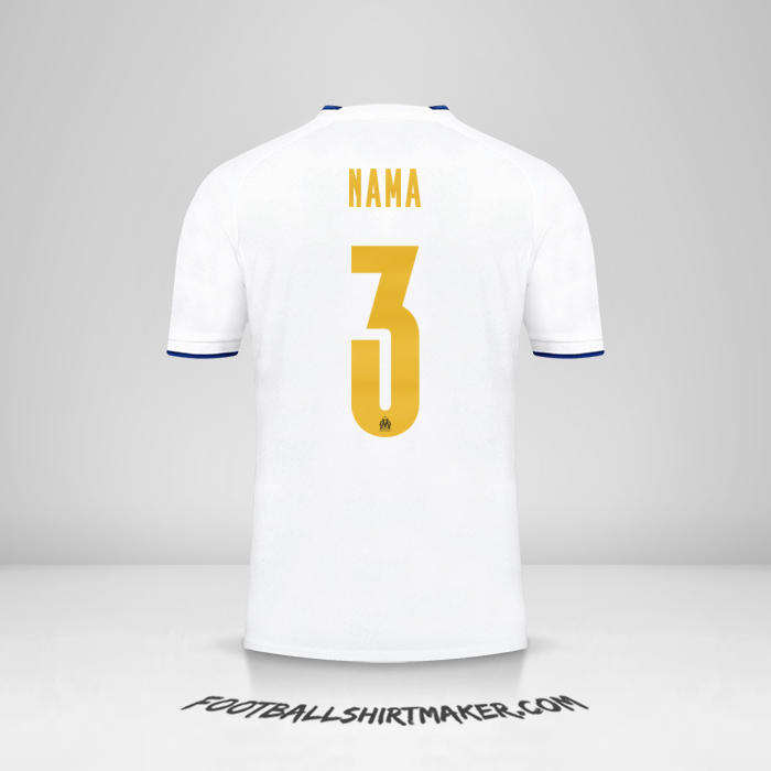 Jersey Olympique de Marseille Cup 2022/2023 -  nama - 3