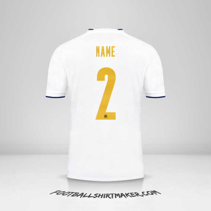 Jersey Olympique de Marseille Cup 2022/2023 -  name - 2
