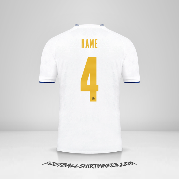 Trikot Olympique de Marseille Cup 2022/2023 -  name - 4