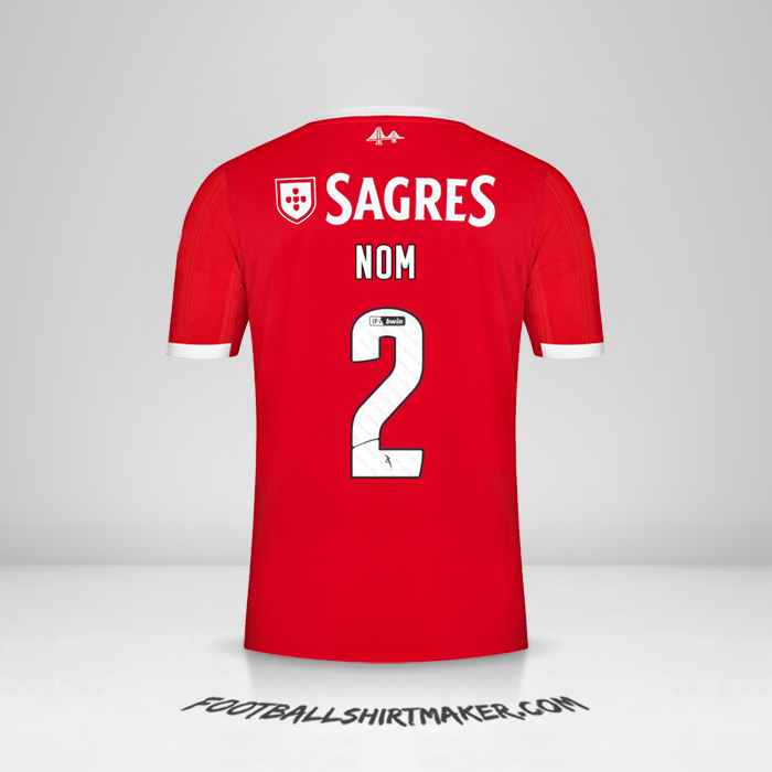 Maillot SL Benfica 2022/2023 -  nom - 2