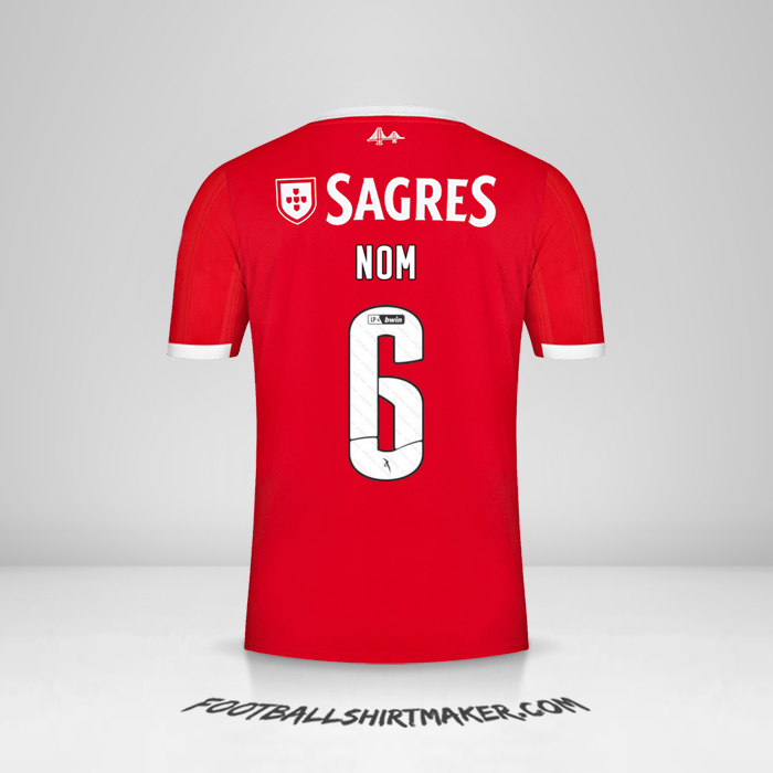 Maillot SL Benfica 2022/2023 -  nom - 6
