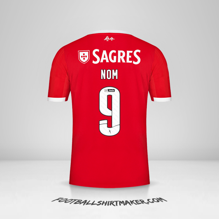 Maillot SL Benfica 2022/2023 -  nom - 9