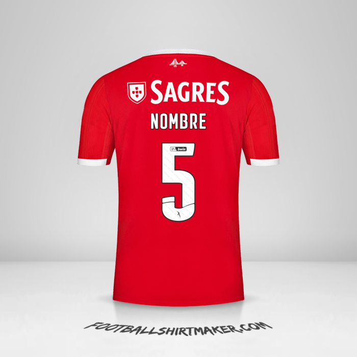 Camiseta SL Benfica 2022/2023 -  nombre - 5
