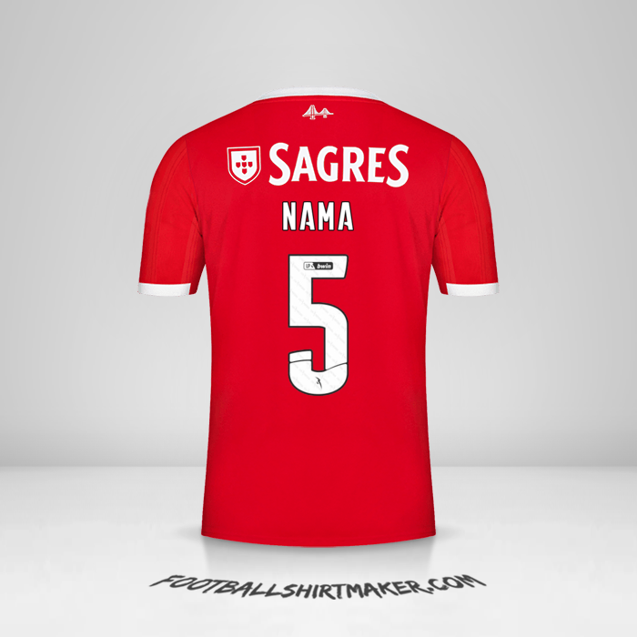 Jersey SL Benfica 2022/2023 -  nama - 5