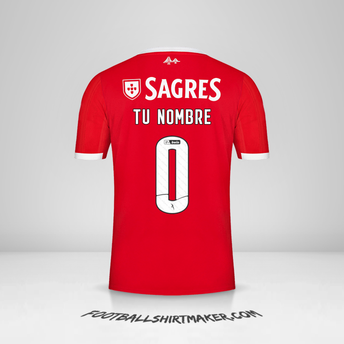 Jersey SL Benfica 2022/2023 -  tu nombre - 0