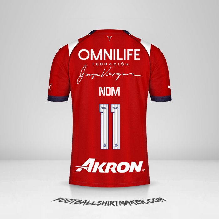 Maillot Guadalajara 2022/2023 -  nom - 11