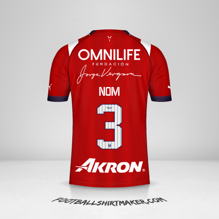 Maillot Guadalajara 2022/2023 -  nom - 3