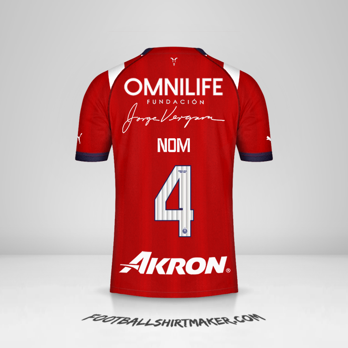 Maillot Guadalajara 2022/2023 -  nom - 4
