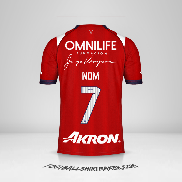 Maillot Guadalajara 2022/2023 -  nom - 7