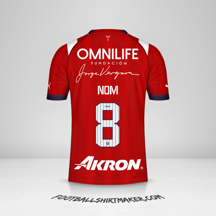 Maillot Guadalajara 2022/2023 -  nom - 8