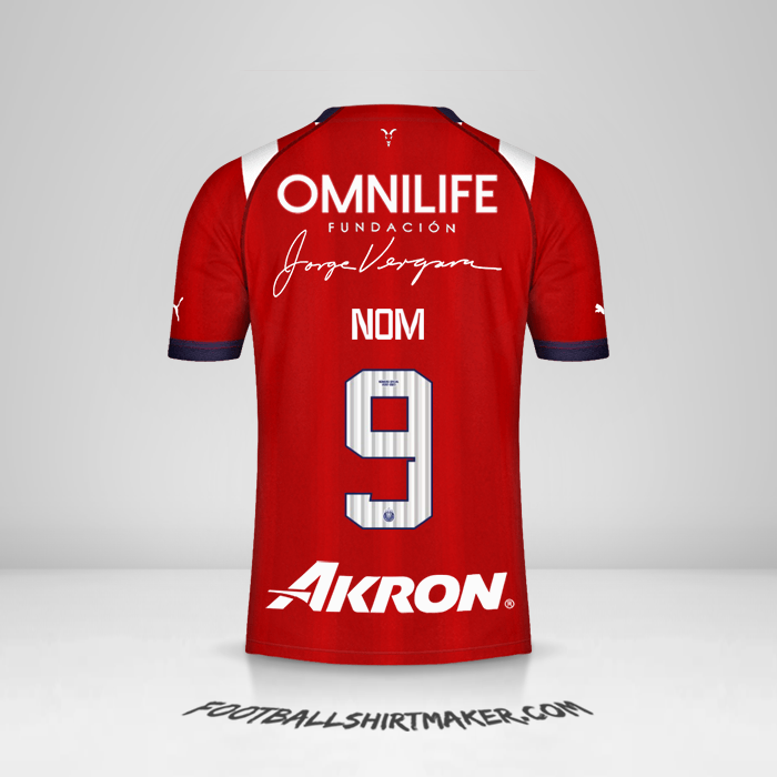 Maillot Guadalajara 2022/2023 -  nom - 9