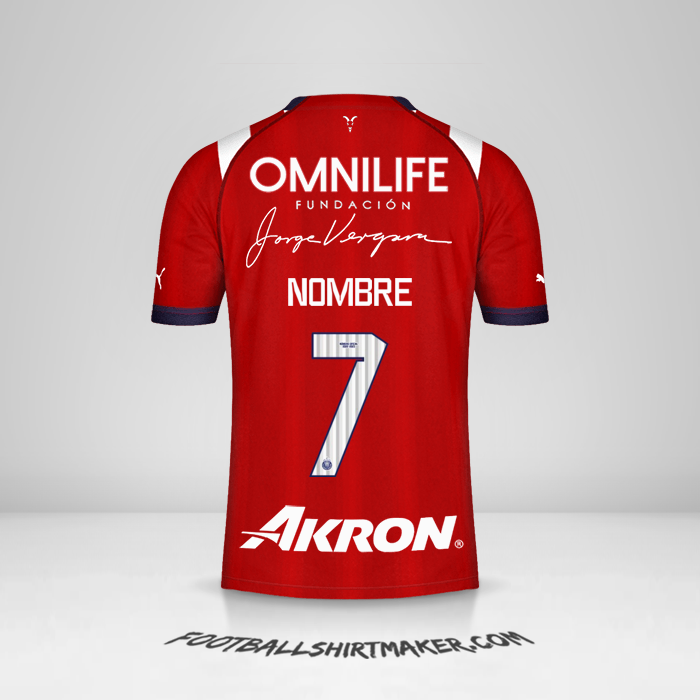 Jersey Guadalajara 2022/2023 -  nombre - 7