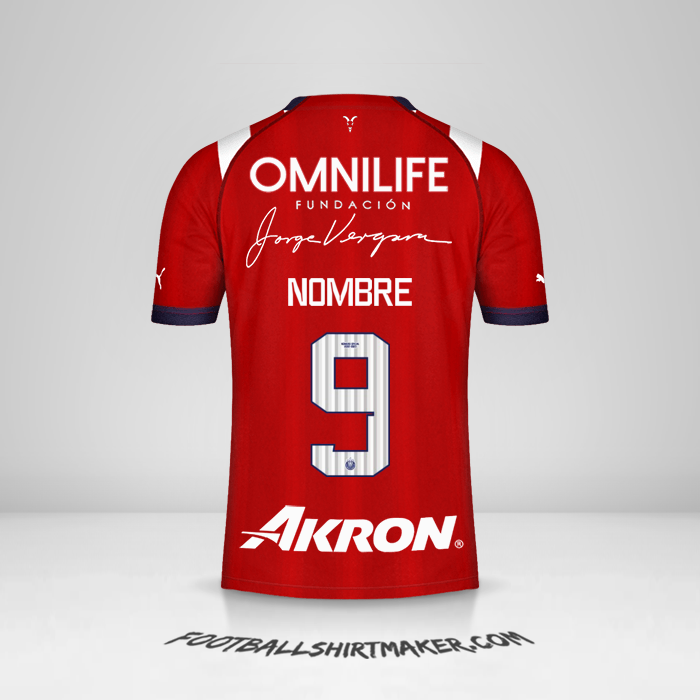 Jersey Guadalajara 2022/2023 -  nombre - 9